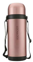 乐扣乐扣LHC6210FU玫瑰金户外旅行壶1L