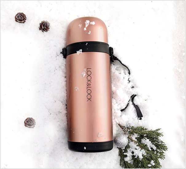 FORUOR FU-FB072 FU 金银物语不锈钢双胆旅行壶1L