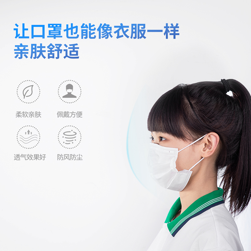 得力19380成人平面口罩（商超装）(白色)(只)（100只起售）_http://www.tjxintuokeji.com/img/images/C202108/1630034463854.jpg