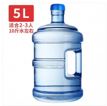 纯净水桶矿泉水桶5L储水桶塑料水桶