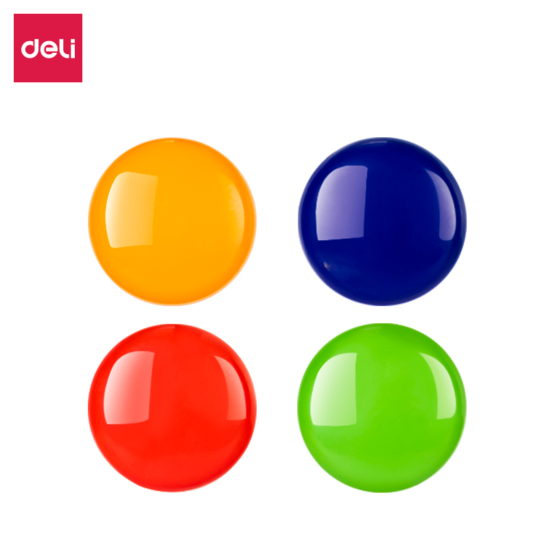 得力8726磁钉Ф40mm(混)(24粒/筒)